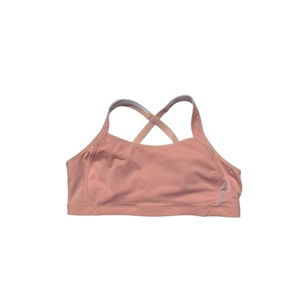 New Balance WB91042 NB Breakthrough High Impact Sports Bra 32D Petal Pink - Picture 1 of 7